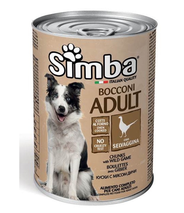 ΣΚΥΛΟΤΡΟΦΗ ΚΟΝΣΕΡΒΑ 1230gr. SIMBA ΚΥΝΗΓΙ ΣΚΥΛΟΤΡΟΦΗ ΚΟΝΣΕΡΒΑ 1230gr. SIMBA ΚΥΝΗΓΙ