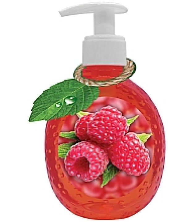 ΚΡΕΜΟΣΑΠΟΥΝΟ LARA 375 ml RASPBERRY (βατομουρο) ΚΡΕΜΟΣΑΠΟΥΝΟ LARA 375 ml RASPBERRY (βατομουρο)