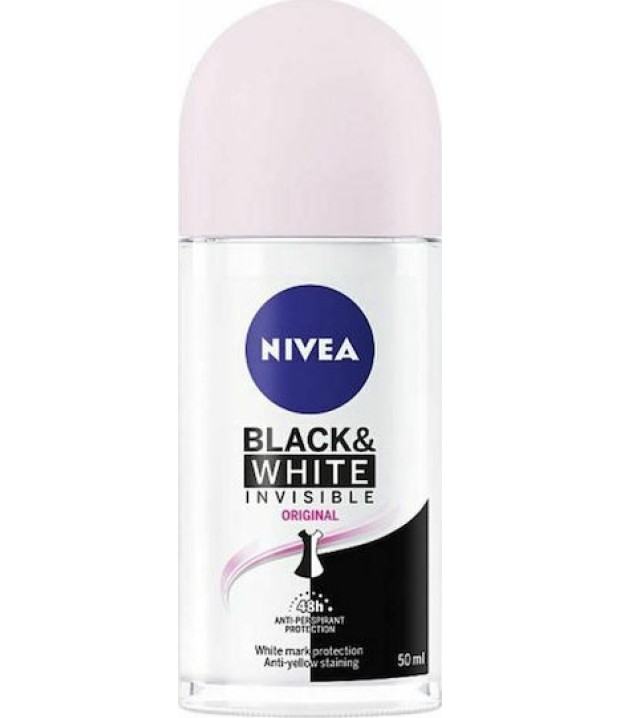 ΑΠΟΣΜΗΤΙΚΟ NIVEA ROLL-ΟΝ 50ml black white