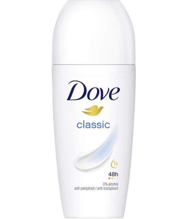 ΑΠΟΣΜΗΤΙΚΟ DOVE ROLL ΟΝ 50ML/τεμ ORIGINAL-CLASSIC ΑΠΟΣΜΗΤΙΚΟ DOVE ROLL ΟΝ 50ML/τεμ ORIGINAL-CLASSIC
